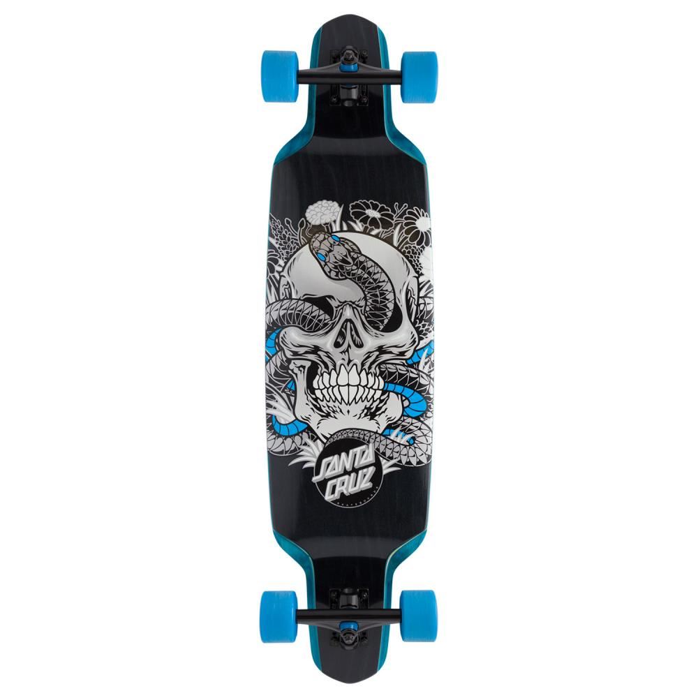 Santa Cruzer Complete Botanic Skull Drop Down - 9.5" x 37.52"