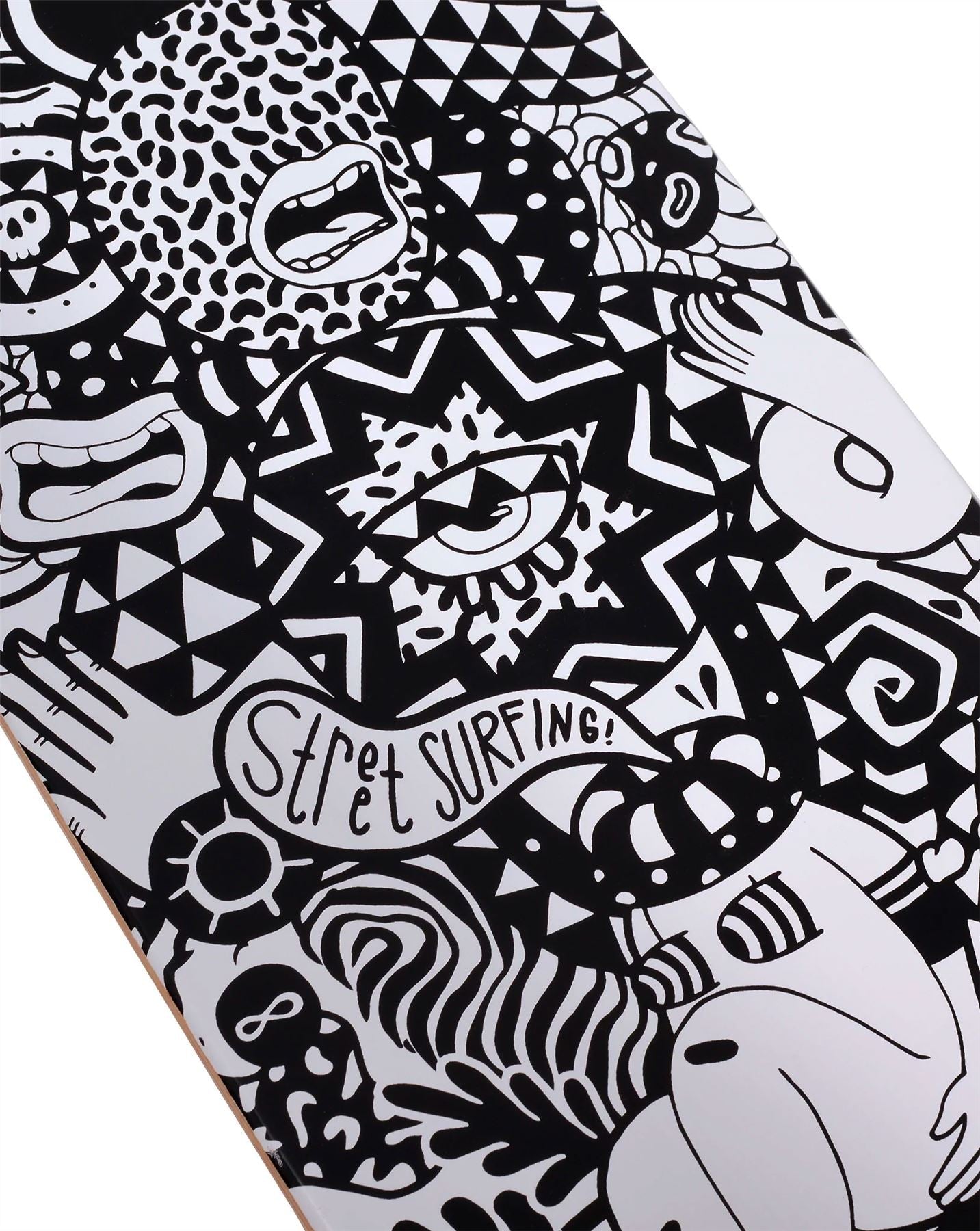 Street Surfing Cut Kicktail Rumble Jungle Complete Longboard Skateboard 8.5" x 36.0"