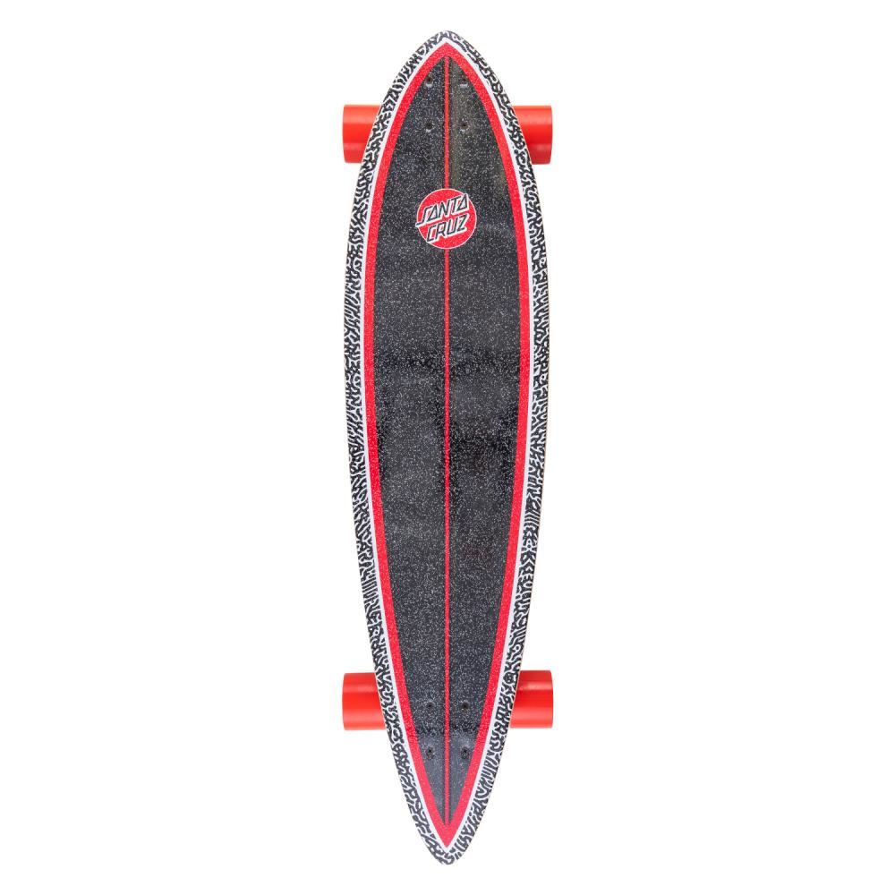 Santa Cruzer Complete Amoeba Dot Pintail Longboard - 9.58" x 39.0"