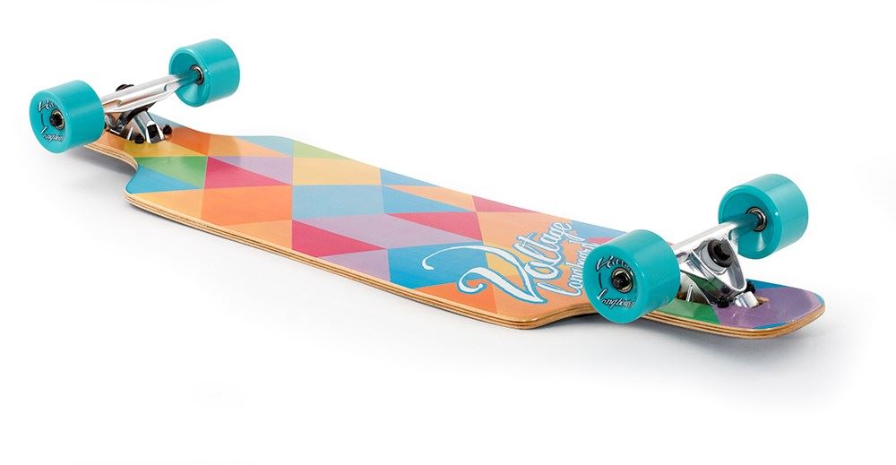 Voltage DT Multi-Coloured Complete Longboard - 39.0"
