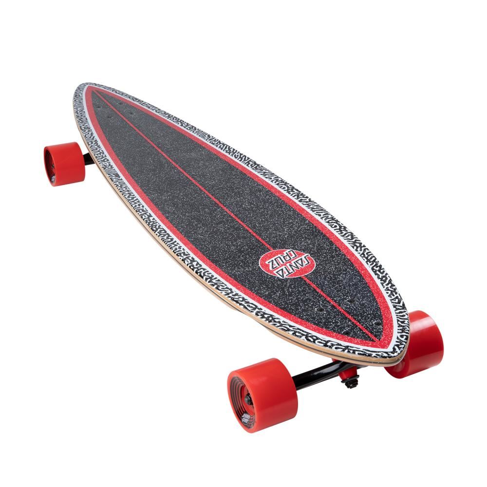 Santa Cruzer Complete Amoeba Dot Pintail Longboard - 9.58" x 39.0"