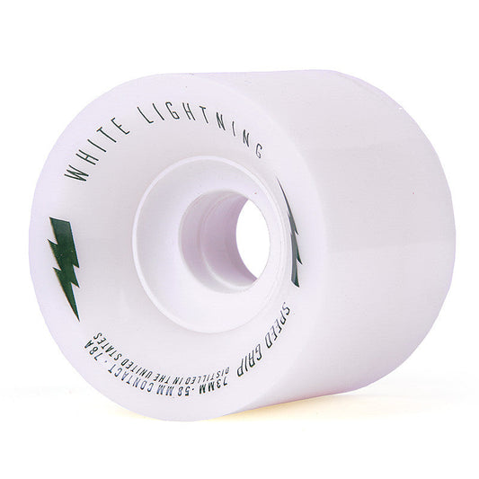 WHITE LIGHTNING GRIP 73MM WHEELS - 3SIXTY SKATE STORE
