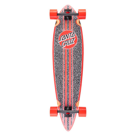 Santa Cruzer Complete Amoeba Dot Pintail Longboard - 9.58" x 39.0"