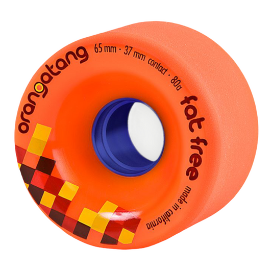 ORANGATANG "FAT FREE" ORANGE WHEELS - 3SIXTY SKATE STORE