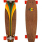 D Street Pintail Malibu Complete Longboard Wood Finish - 9.25" x 40.0"